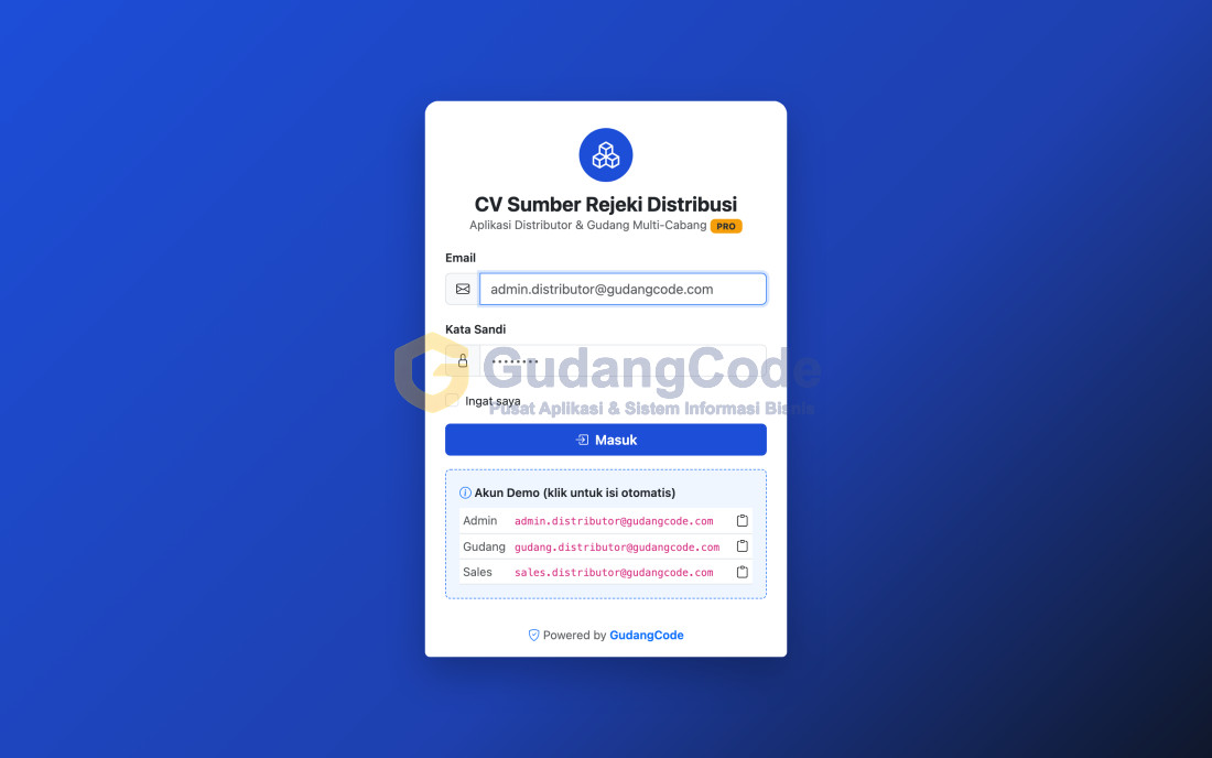 Multi-Branch Distributor & Warehouse App