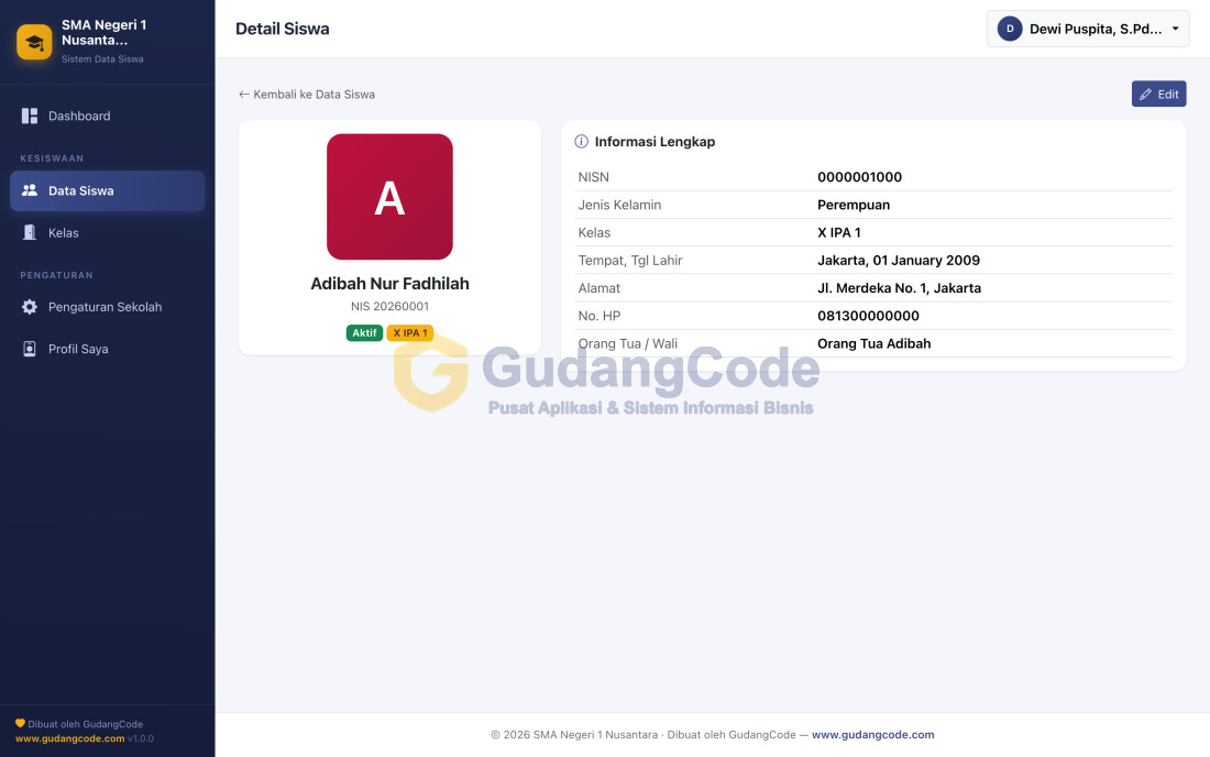Aplikasi Data Siswa - Aplikasi Data Siswa — Screenshot 3
