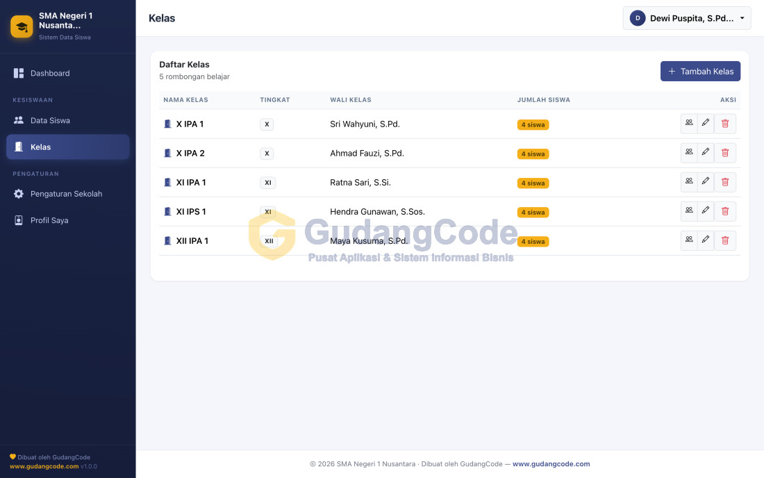 Aplikasi Data Siswa - Aplikasi Data Siswa — Screenshot 4