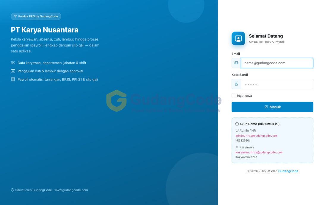 HRIS + Payroll App
