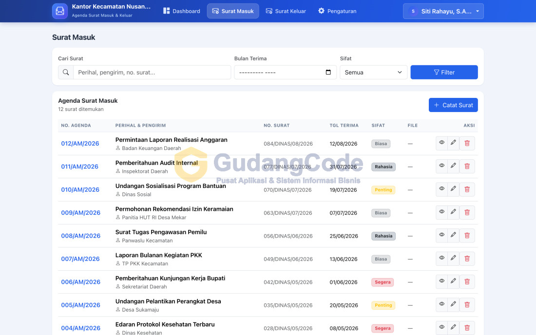 Mail Agenda App